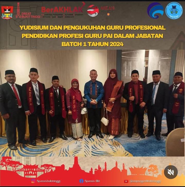 Yudisium dan pengukuhan Guru Profesional Pendidikan Profesi Guru PAI dalam Jabatan BATCH1